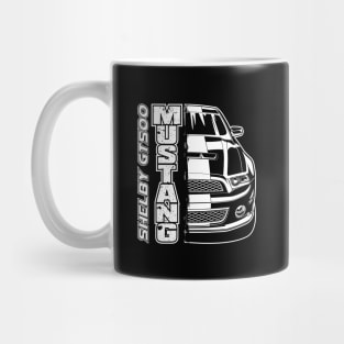 Mustang Shelby GT500 (White Print) Mug